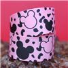 Order  Mouse Head  Ribbon - Pink/Black